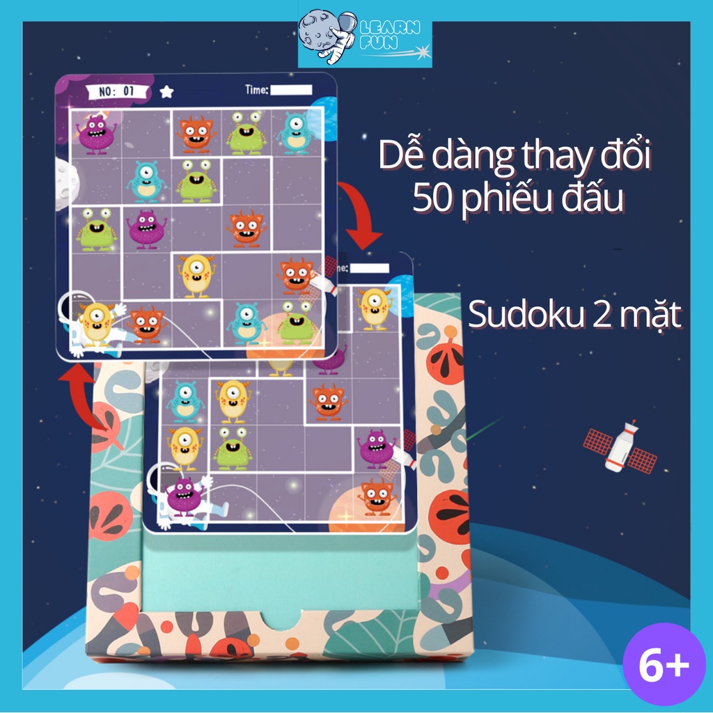 Sudoku Đồ Chơi Phát Triển Trí Tuệ Tư Duy Toán Học cho bé từ 3 tuổi đồ chơi giáo dục nam châm an toàn