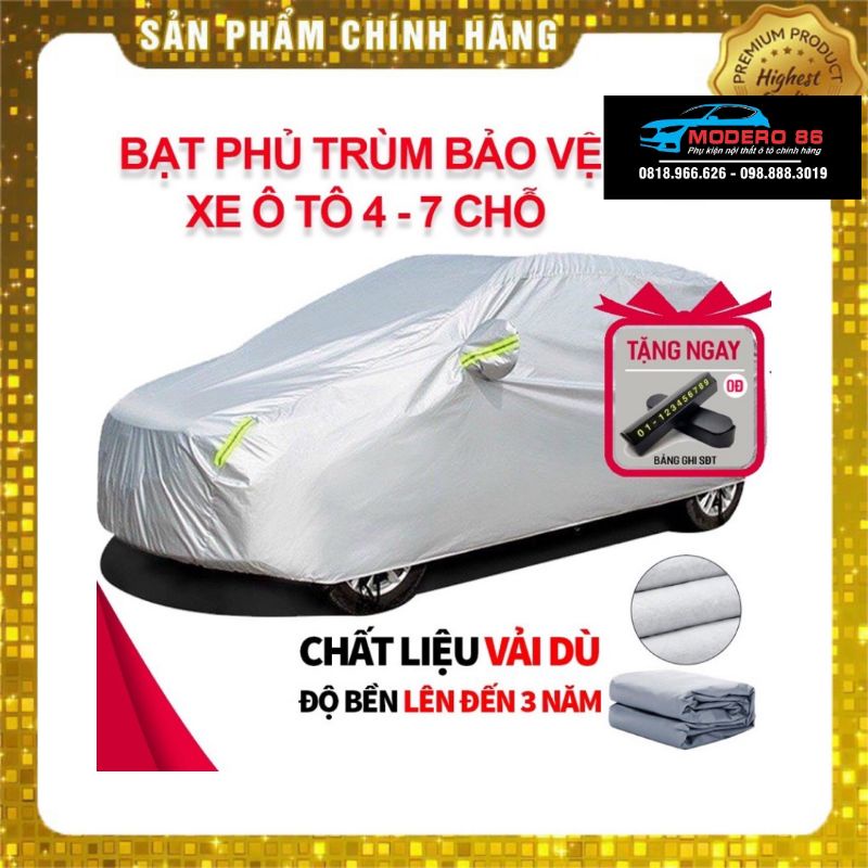 Bạt dù che ô tô  3 lớp siêu dai xé k rách chống nắng bụi bẩn k thấm nước k xước xe chuẩn phom | BigBuy360 - bigbuy360.vn