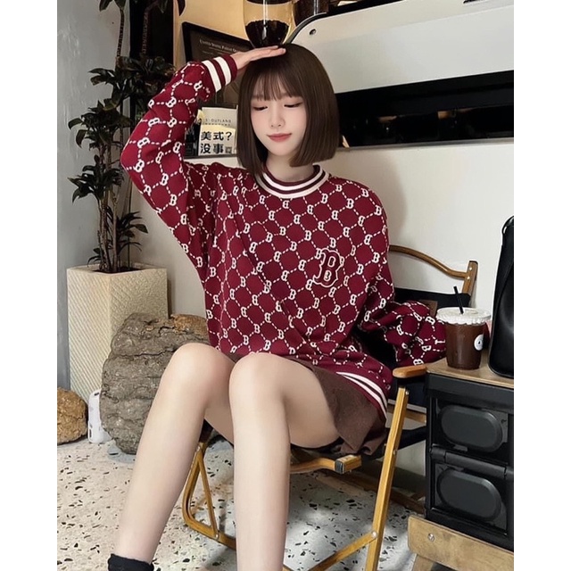 Áo Len MLB mono Dia Auth