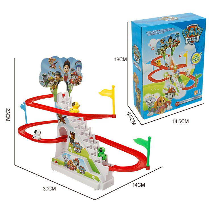 Đồ chơi cho bé, đội chó cứu hộ leo cầu thang có nhạc vui nhộn size vừa dochoigo.vn