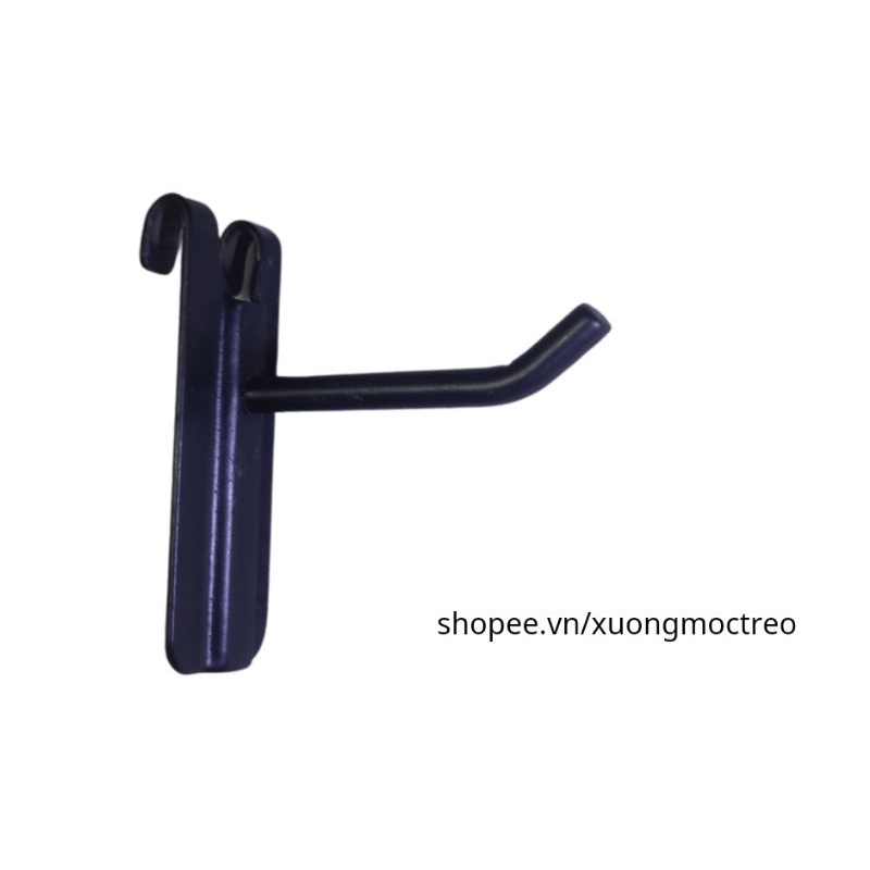 Móc treo lưới sắt vuông 5cm sơn tĩnh điện màu đen