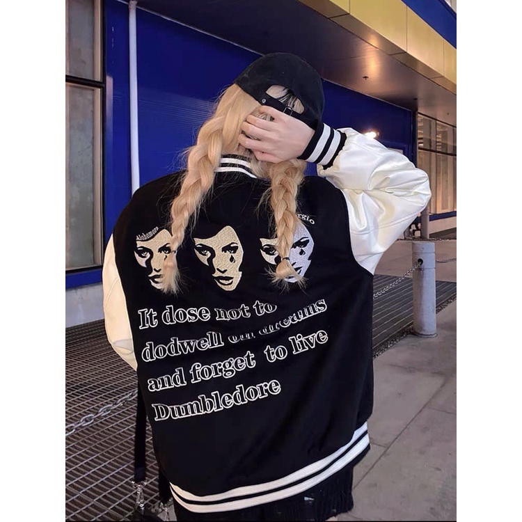 Áo Bomber Nỉ INCE Mặt Người Samsam4896 giá rẻ
