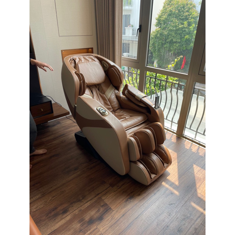 Ghế massage toàn thân,Funiko F60 4D di chuyển điều khiển giọng nói massage trị liệu chuyên sâu bảo hành 10 năm