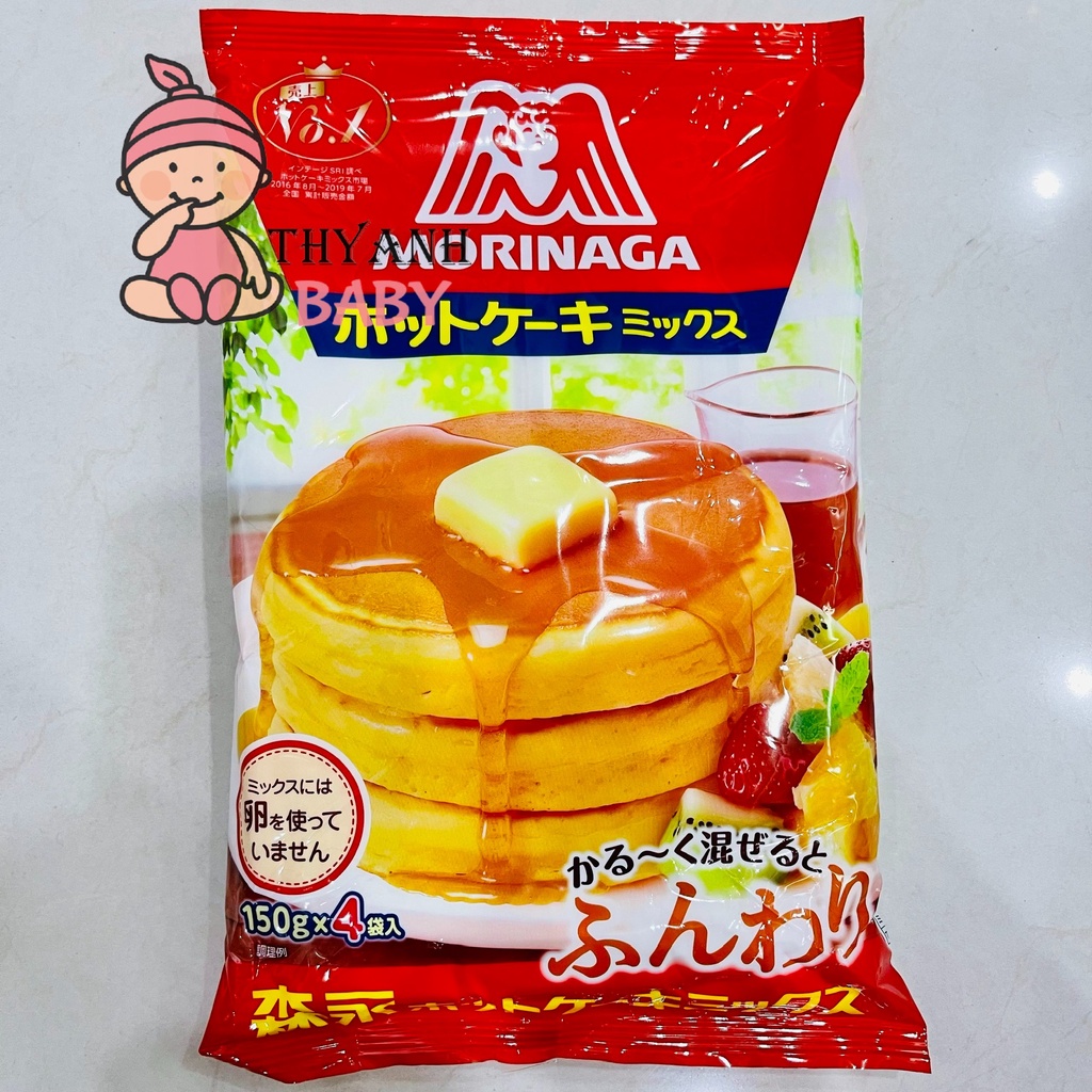 Bột làm bánh Pancake morinaga 600gr Nhật Bản cho bé