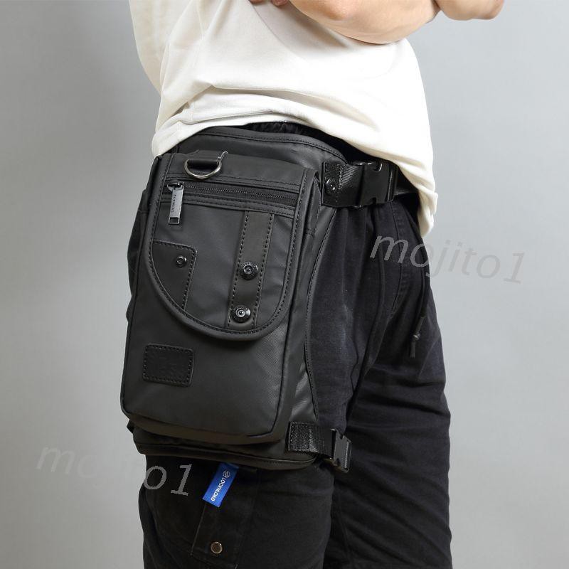 Mojito  Men Waterproof Oxford Waist Leg Bag Drop Travel Motorcycle Tactical Chest Pouch