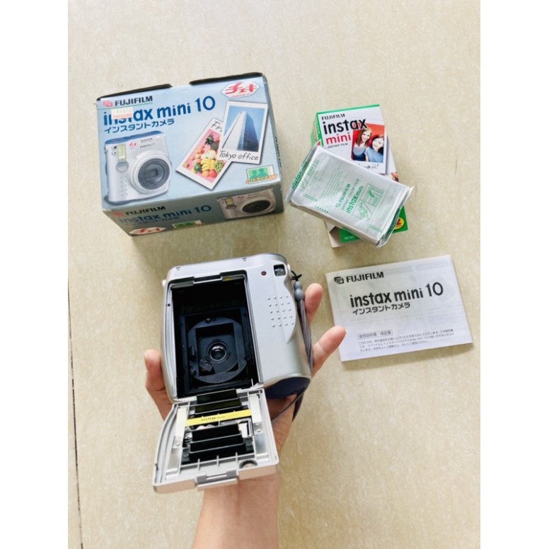 [Mã ELMS4 giảm 7% đơn 500K] Máy chụp ảnh lấy liền Fujifilm Instax Mini 10, tặng kèm pin và 1 hộp film 10 tấm date 2022