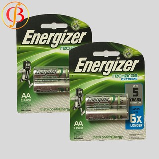 COMBO 4 Viên Pin sạc AA Energizer 2300mah, pin sạc tiểu Energizer (Vỉ 2 viên)