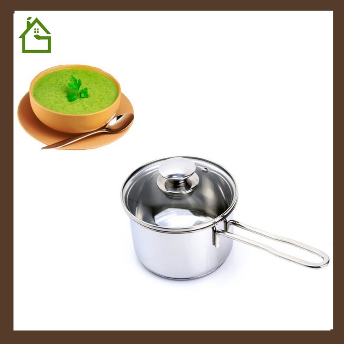 Giadunghoanmy Nồi Inox Nấu Cháo, Quánh Bột Inox 3 Đáy Đun Từ Cao Cấp