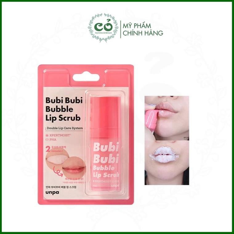 Gel sủi bọt tẩy tế bào chết môi Unpa Bubi Bubi Lip | BigBuy360 - bigbuy360.vn
