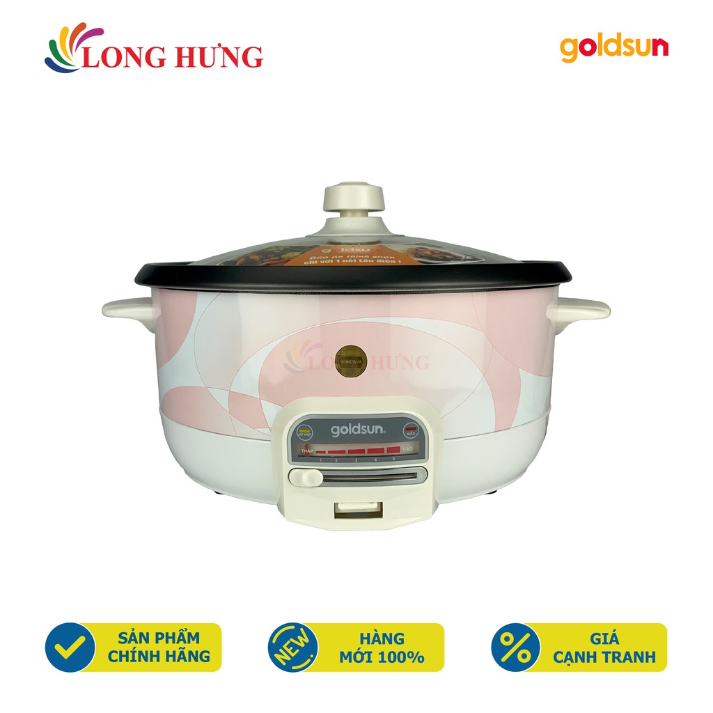 Nồi lẩu điện đa năng Goldsun CF1201GTB - Hàng chính hãng