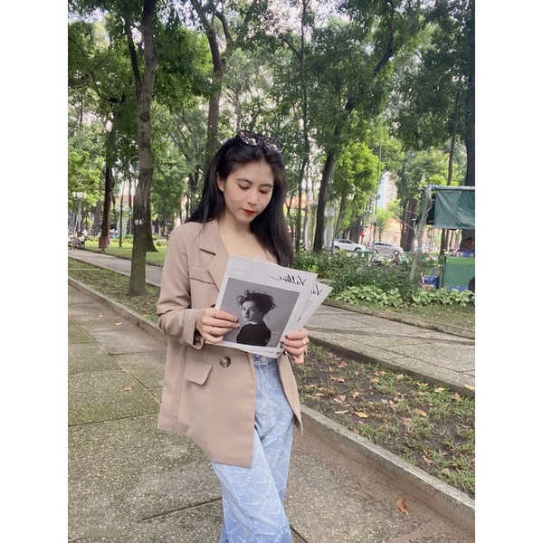 Áo blazer, áo vest 2 lớp 4 cúc chuẩn form | BigBuy360 - bigbuy360.vn