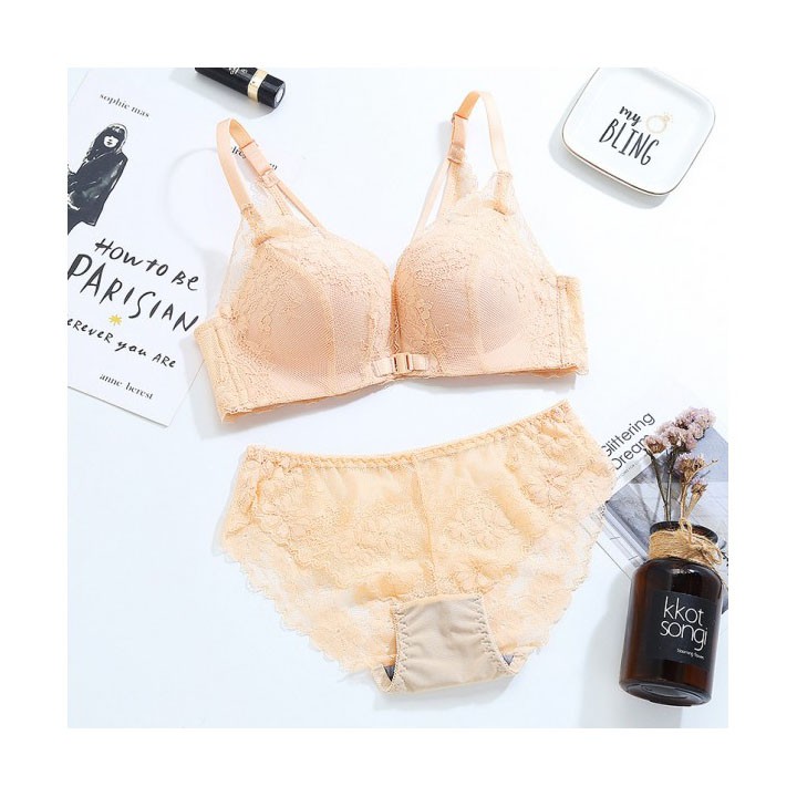 Bộ đồ lót ren cài trước mút ép nâng ngực siêu đẩy không gọng - BL10 | BigBuy360 - bigbuy360.vn