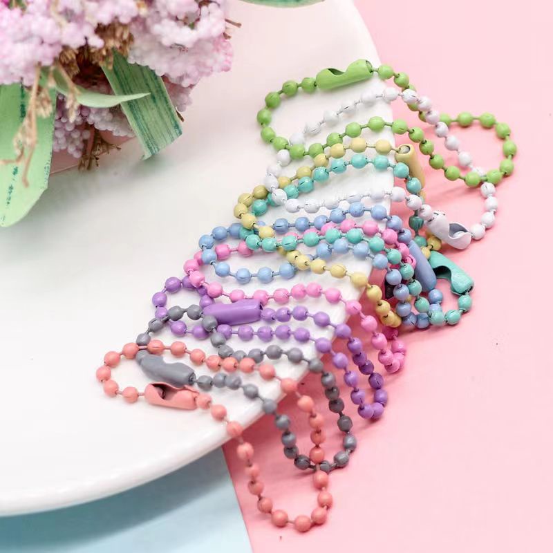 Chuỗi Hạt Tròn Nhiều Màu Làm Trang Sức Thủ Công Kích Thước 2.4 * 12 Hạt