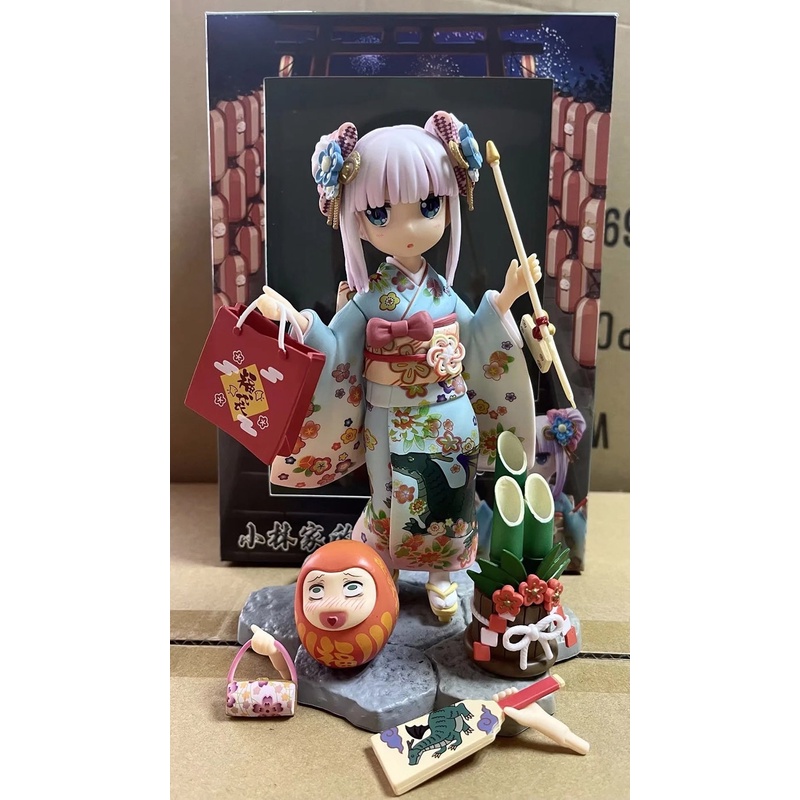 Mô Hình Nhân Vật Kanna Kamui Mặc Kimono 18CM Trong Phim no Maid Dragon