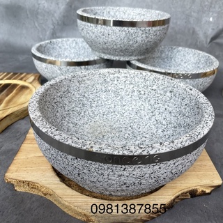 Tô đá ăn phở bát đá giữ nhiệt 18cm