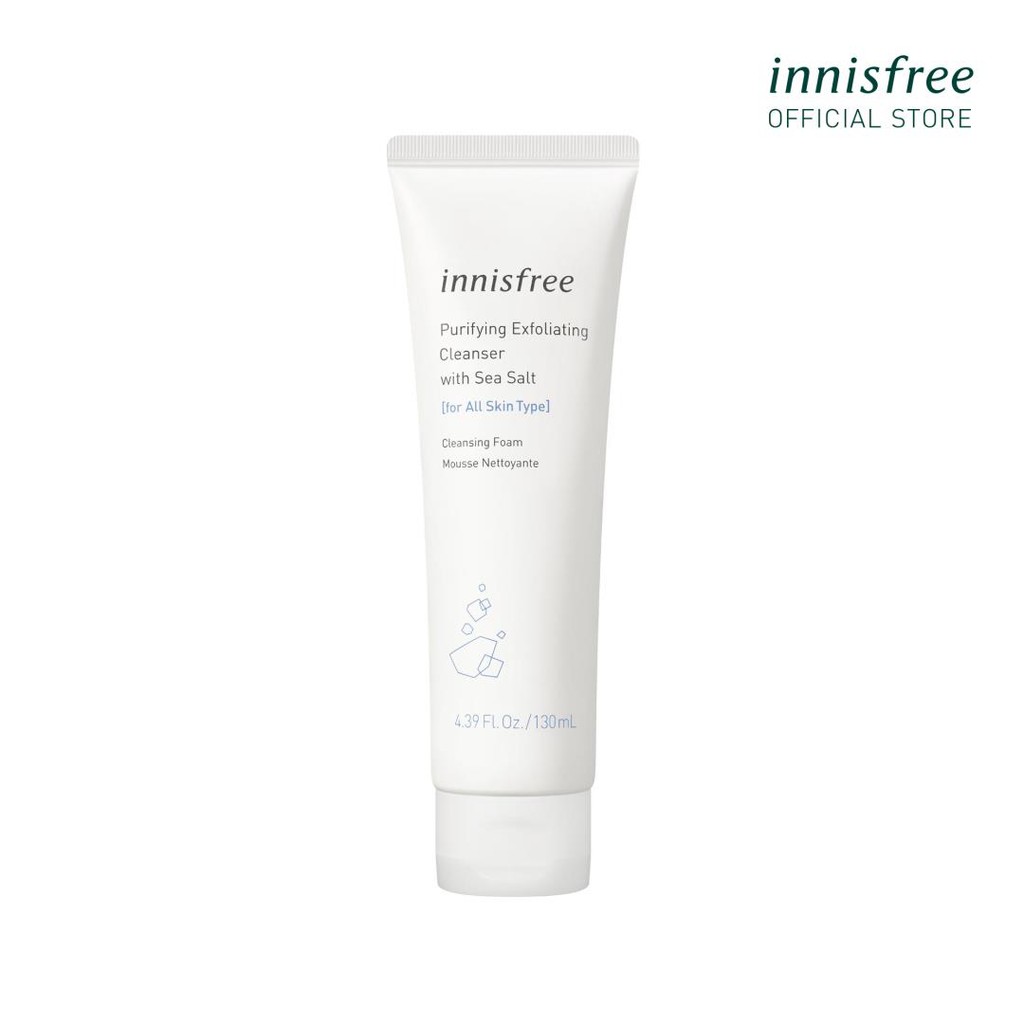 Sữa rửa mặt làm sạch tăng cường từ muối biển innisfree Sea Salt Perfect Cleanser 130ml