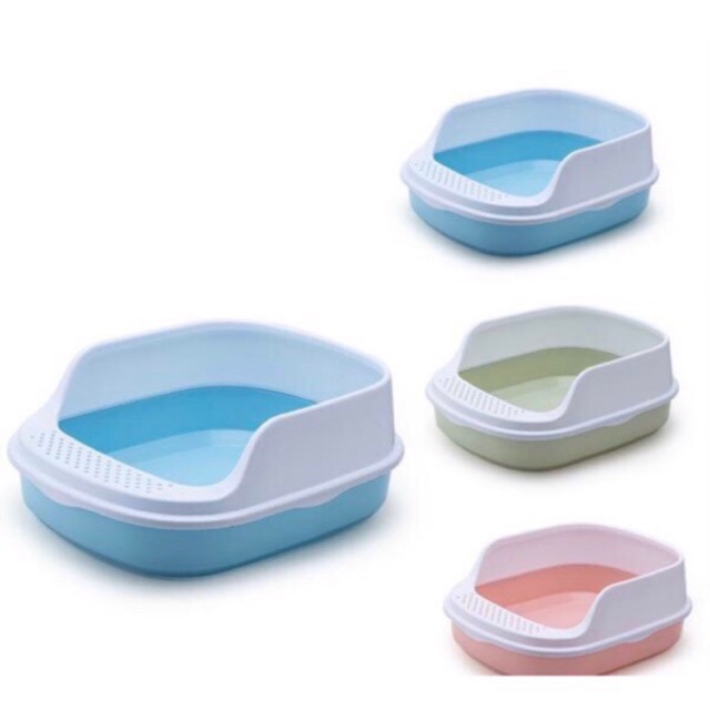 Khay chậu vệ sinh cho mèo tặng kèm xẻng sz to 48x45cm