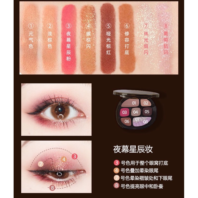 bảng mắt da beo Maffick tone nâu hồng #3 | BigBuy360 - bigbuy360.vn