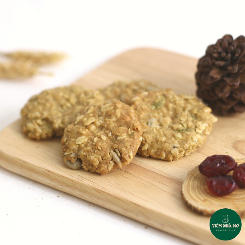 Bánh cookies nguyên cám siêu hạt, bánh eatclean, ăn kiêng, giảm cân by Tiệm nhà Mơ