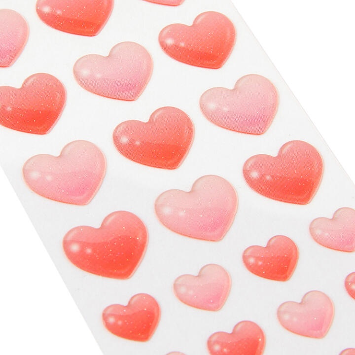 Sticker Nhựa Nổi ARTBOX Hàn Quốc Hình Trái Tim Nhiều Kích Cỡ