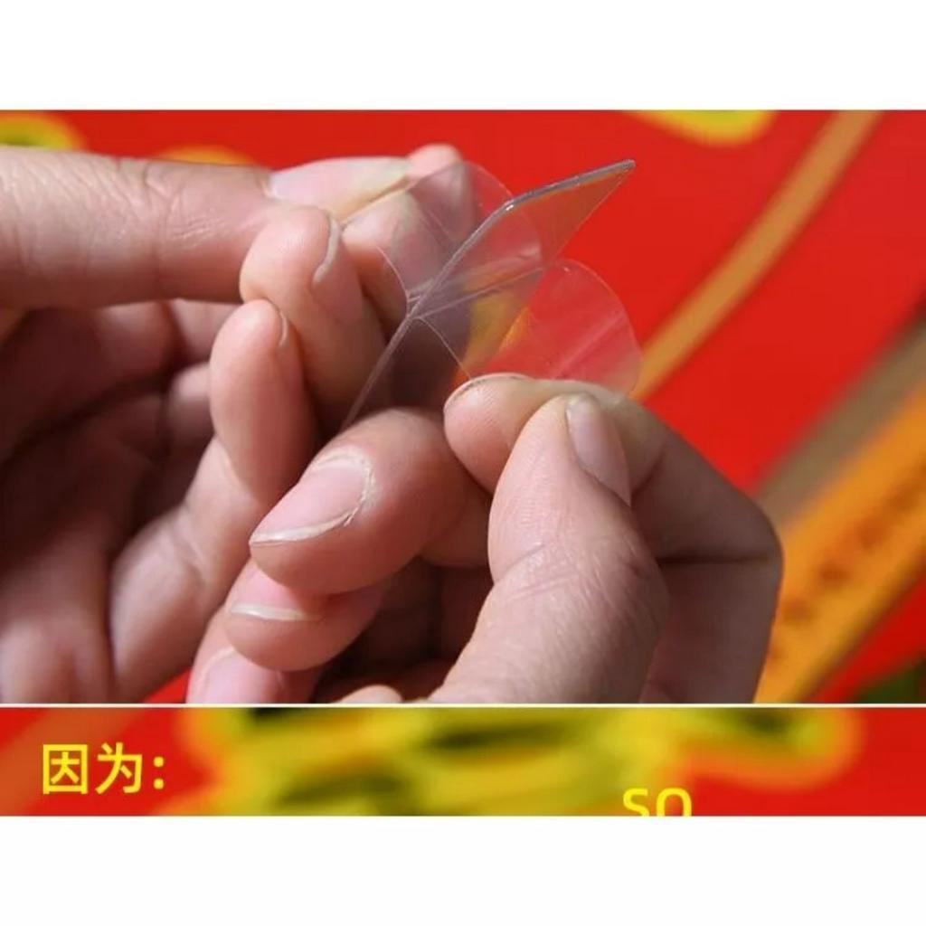 Bán Sỉ 10 Hộp 60 Miếng Dán Băng Keo 2 Mặt Trong Suốt Siêu Dính Treo đồ