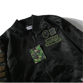 Áo bomber Bape Underfeated nam nữ cá mập