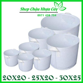 Túi Vải Ươm Trồng Cây Có Quai, 20x20,25x20,25x30