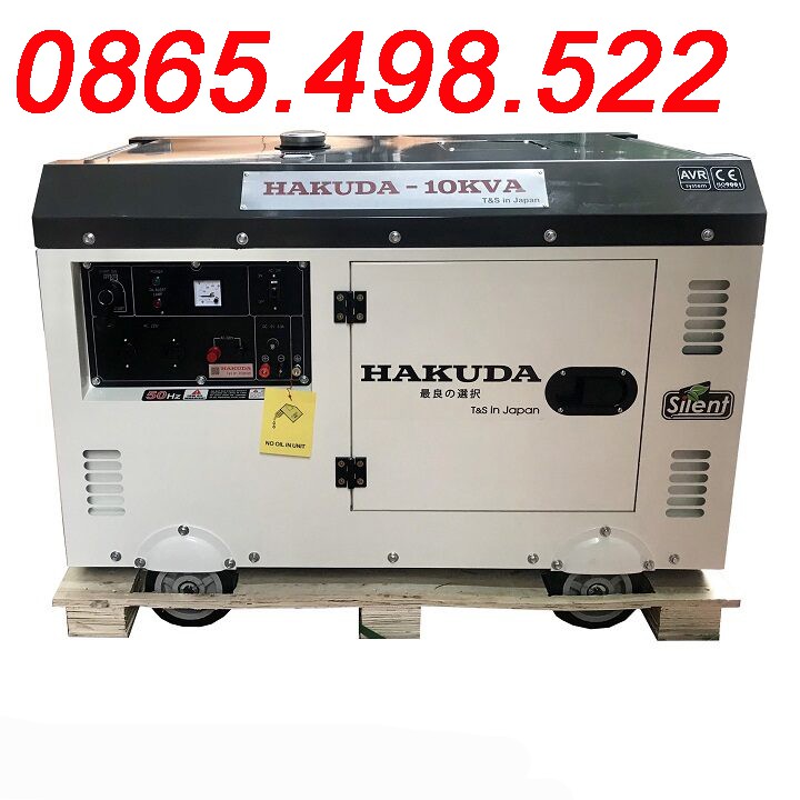 Máy Phát Điện Chạy Dầu Hakuda 10KVA HKD 1PHASE