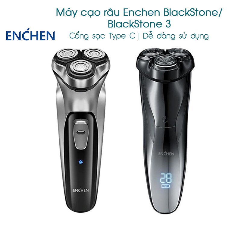 [Hỏa Tốc HCM] Máy cạo râu Enchen BlackStone/ BlackStone 3