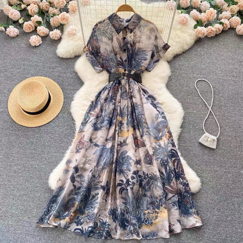 Đầm nữ dáng dài thiết kế Cao Cấp hàng Quảng Châu mẫu mới nhất kiểu dáng maxi
