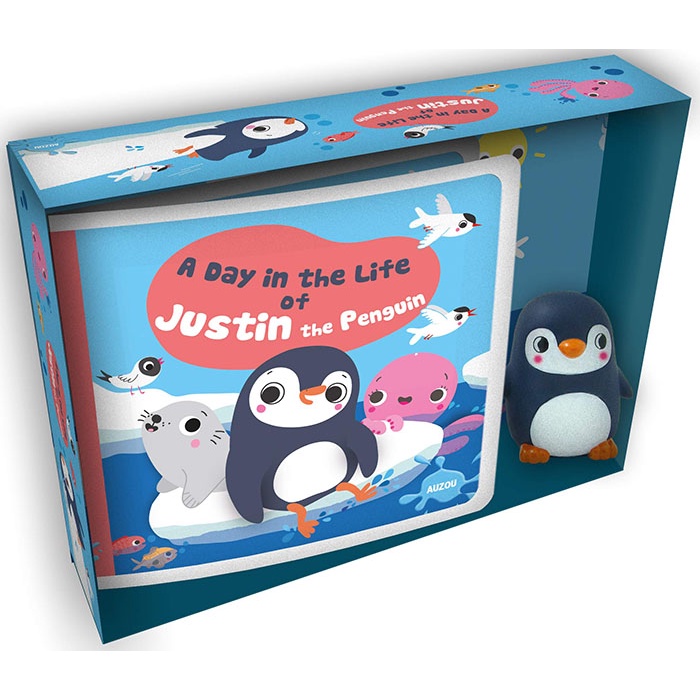 Sách tắm và đồ chơi tắm cho bé - Chim cánh cụt