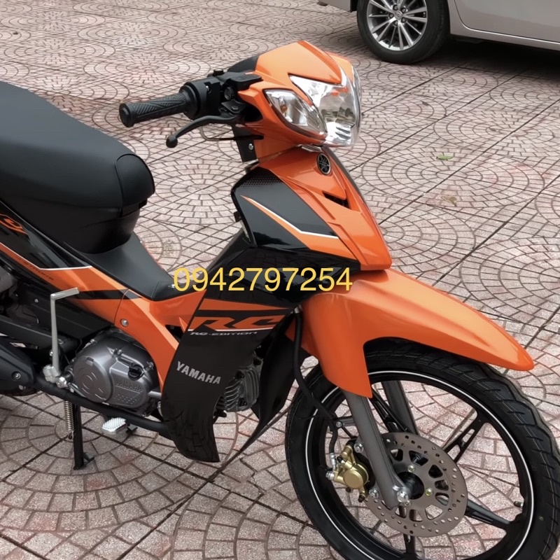 Sơn xe máy Yamaha Sirius màu Cam MTP518-1K và MCP518-2K Ultra Motorcycle Colors