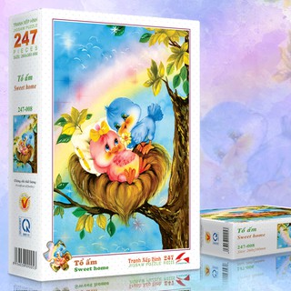 Tranh xếp hình Tia Sáng Jigsaw Puzzle 247 mảnh phát triển trí tuệ cho bé - Tổ ấm - MSP: 247-008
