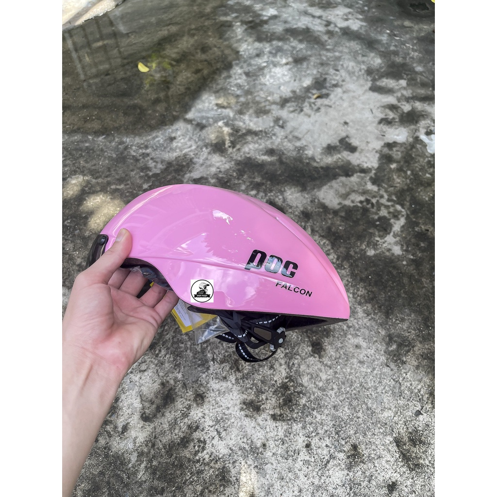MŨ POC FALCON MÀU HỒNG BÓNG CHÍNH HÃNG 2022, BẢO HÀNH 12 THÁNG