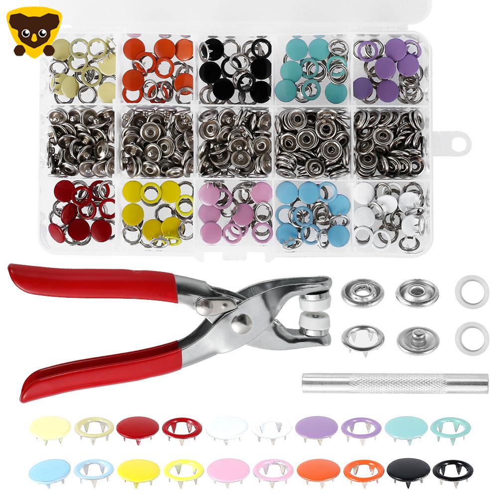 Bộ Kìm Bấm Nút Áo Bằng Đồng Chuyên Dụng Cho May Vá C7482