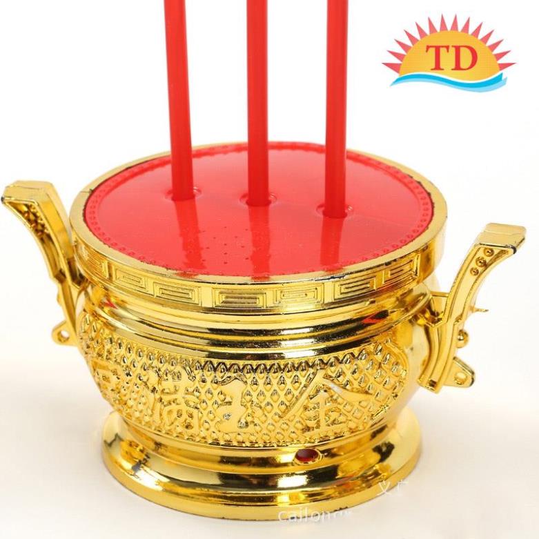 Lư hương điện tử dùng pin tiểu tiện lợi cao 26 cm hoặc 21 cm