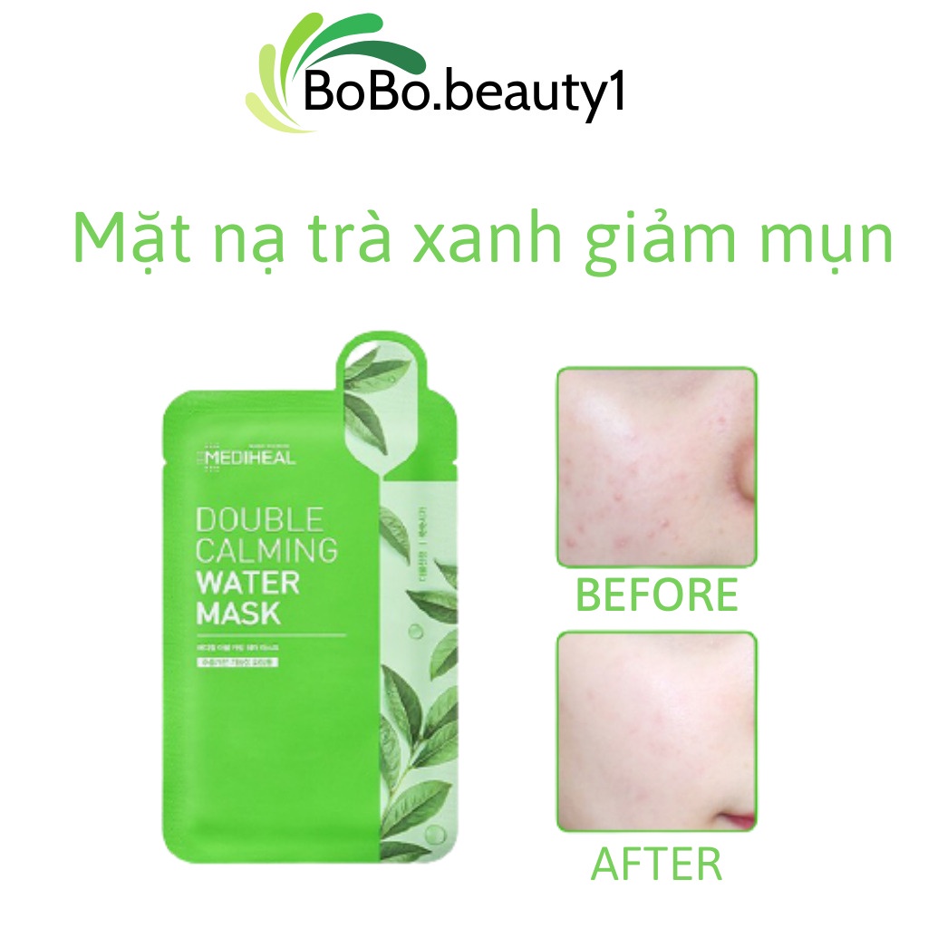 Mặt nạ giấy Mediheal dưỡng trắng sáng da Hàn Quốc mask giảm mụn cấp ẩm nâng cơ chống lão hóa mờ nếp nhăn