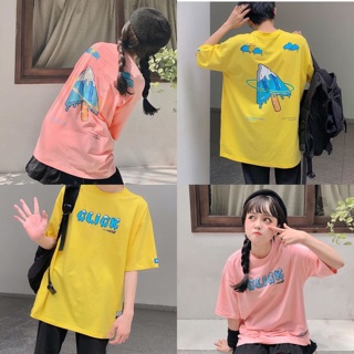 áo thun in click unisex size m,l oversize tay lỡ form rộng cotton DƯ TÚ LỆ