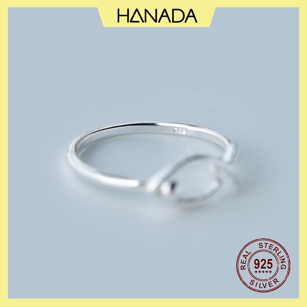 Nhẫn Bạc 925 Hanada R-0-A-0018 Nhẫn Hình Cá