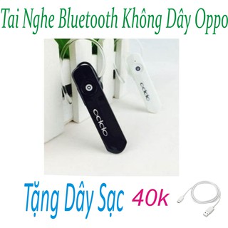 Tai Nghe Nhét Tai Bluetooth Oppo Không Dây Mẫu Mới 2018 tặng kèm dây sạc
