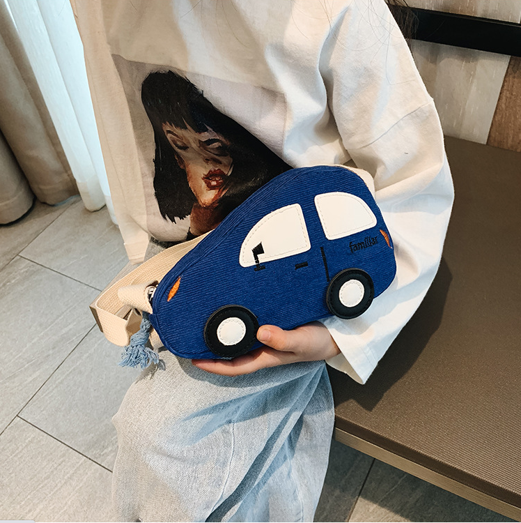 Túi Đeo Chéo Mini Tạo Hình Xe Hơi Dễ Thương Cho Bé