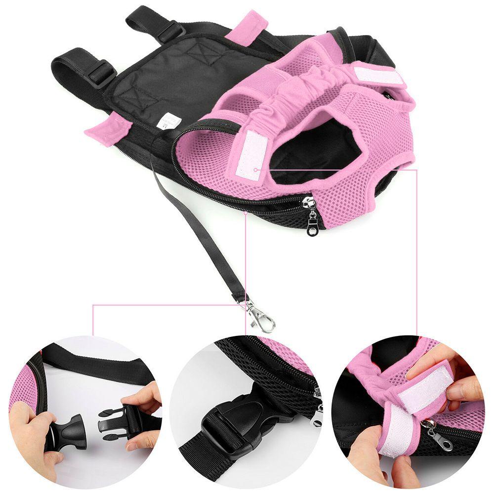 Ba Lô Địu Thú Cưng Trước / Sau Bằng Nylon Phối Lưới Thoáng Khí