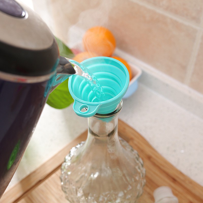 Phễu Silicon Đong Nước, Chất Lỏng, Chiếc Nước hoa, Dầu Nhớt Gấp Gọn - MTDDT