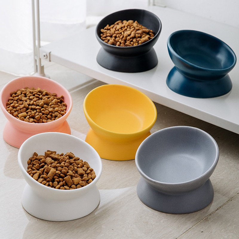 Tô Đựng Thức Ăn Nước Uống Có Giá Đỡ Dành Cho Mèo Cưng