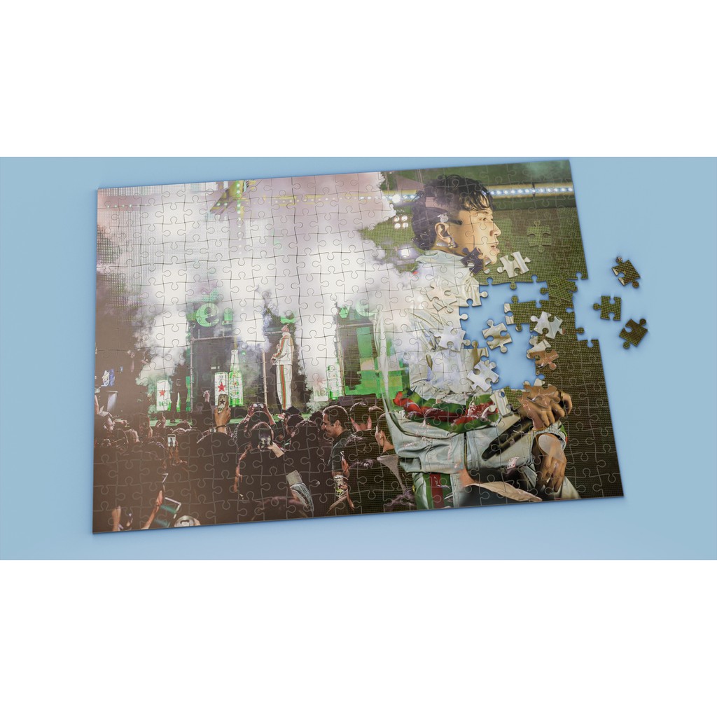 Tranh ghép hình Ca sĩ nhiều kích thước -Tranh ghép hình Karik - Karik26 - Nhận in hình tranh ghép th