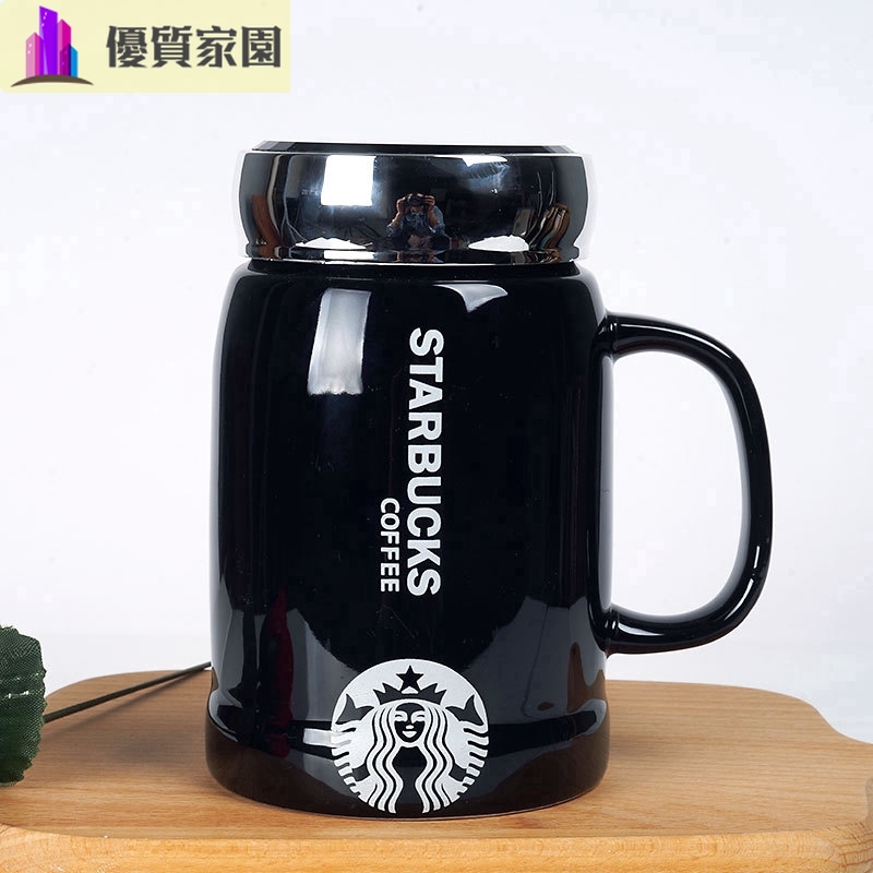 Ly Sứ Uống Nước Starbucks Họa Tiết Trái Cam Xinh Xắn