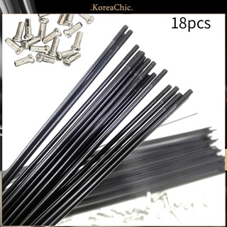 Set 18 Căm Xe Đạp Leo Núi 251mm - 269mm Bằng Thép Có Nắp Đậy Tiện Dụng