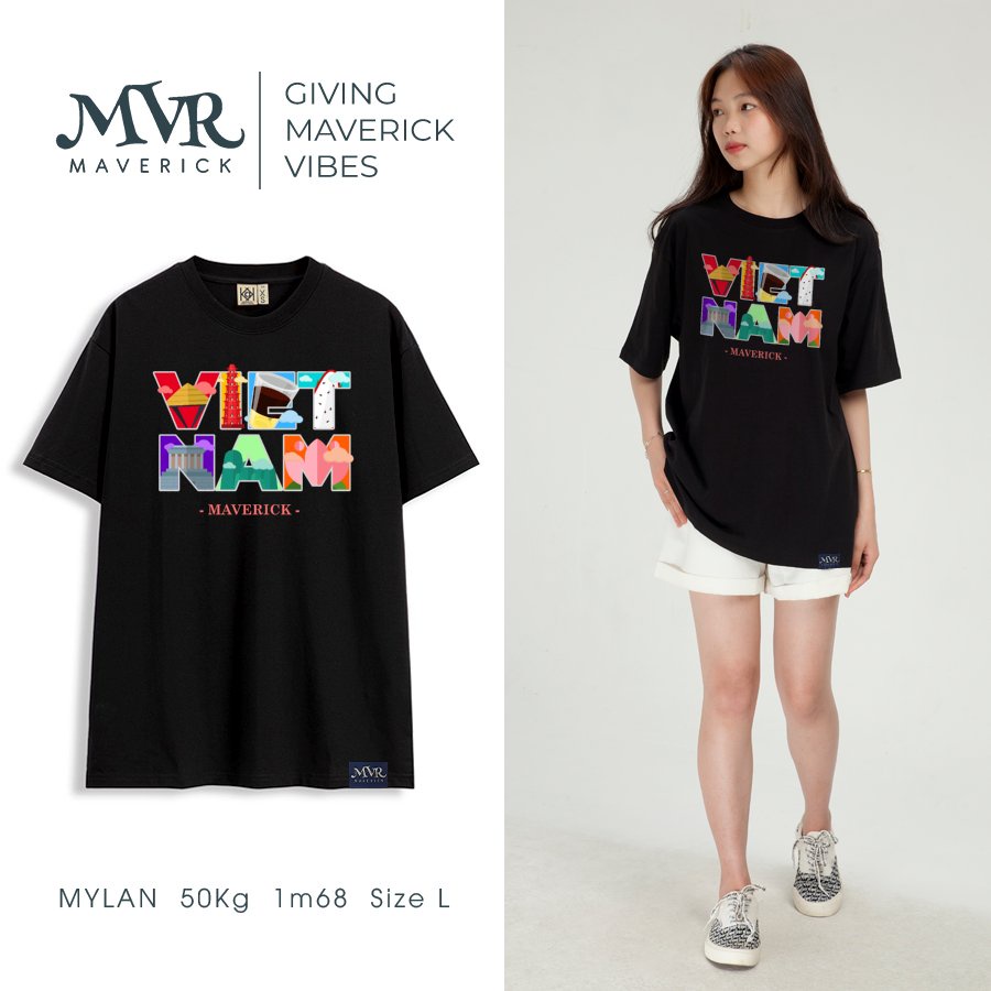 Áo phông nam nữ thun Cotton unisex Áo việt nam dễ thương hoài niệm MVR size rộng tee Mỹ KK4071