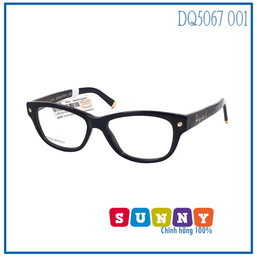 Kính cận DSquared2 DQ5067 - bảo hành vĩnh viễn, sp chính hãng 100%