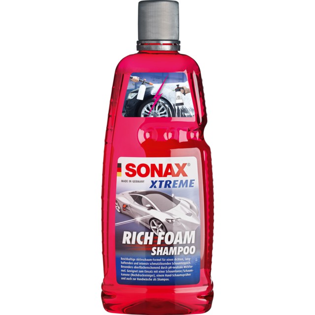 Nước rửa xe làm sạch nhanh, nhiều bọt 1lit - Sonax xtreme rich foam shampoo